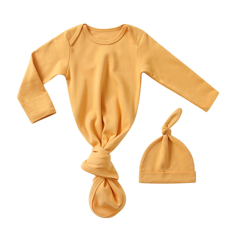 Baby Sleeping Bag Hat Set Spring Summer Baby Sleepwear Anti-Kicker Surprise Jump Swaddling Clothes-8